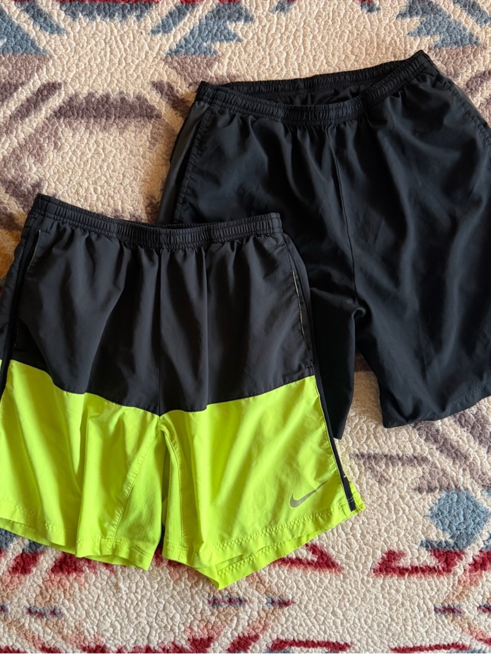 Nike Lot of 2 Dri-FIT 7” Brief-Lined Running Shorts